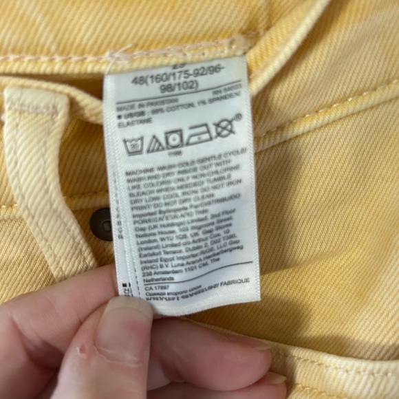 Banana Republic yellow jeans - Picture 4 of 5